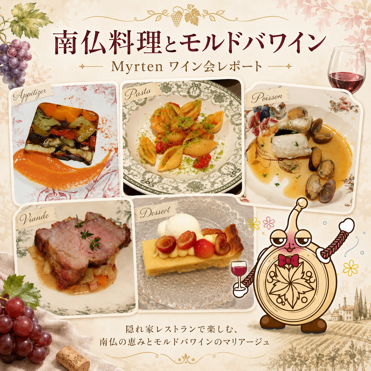 南仏料理とモルドバワインの夜